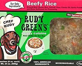Beefy Rice Frozen Human Grade Dog Food